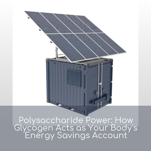 Polysaccharide Power: How Glycogen Acts as Your Body's Energy Savings Account